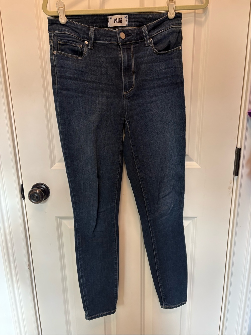 PAIGE Indigo High-Rise Skinny Jeans